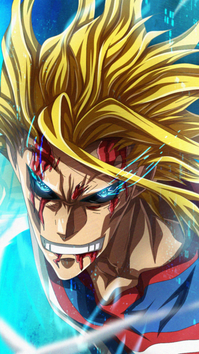 Anime My Hero Academia, Toshinori Yagi, All Might, 750x1334
