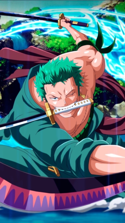Anime One Piece, Roronoa Zoro, 750x1334