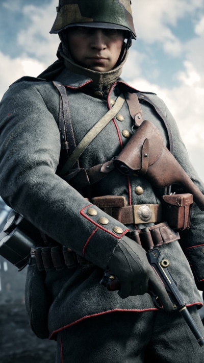 Video Game Battlefield 1, Soldier, 750x1334