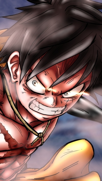 Anime One Piece, Monkey D. Luffy, 750x1334