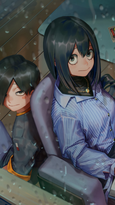 Anime My Hero Academia, Tsuyu Asui, 750x1334
