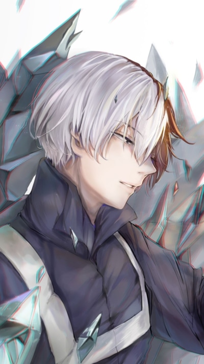 Anime My Hero Academia, Shoto Todoroki, 750x1334
