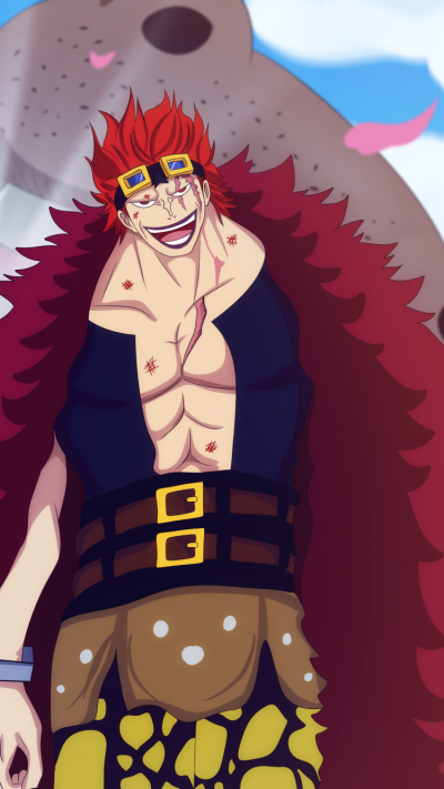 Anime One Piece, Eustass Kid, 750x1334