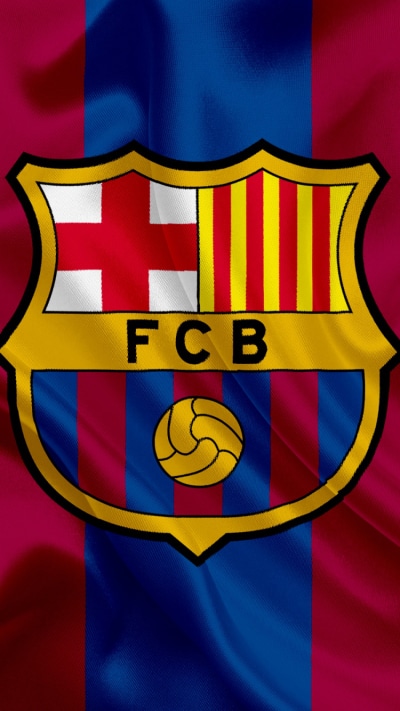 Sports FC Barcelona, Logo, Soccer, 750x1334