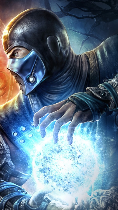 Video Game Mortal Kombat, Ninja, Mask, Sub-Zero (Mortal Kombat), 750x1334