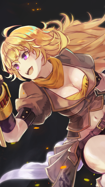 Anime RWBY, Yang Xiao Long, 750x1334