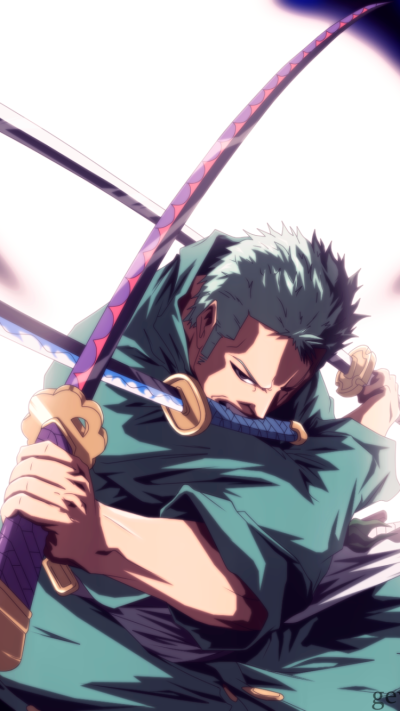 Anime One Piece, Roronoa Zoro, 750x1334