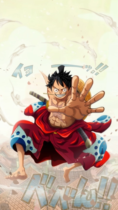 Anime One Piece, Monkey D. Luffy, 750x1334