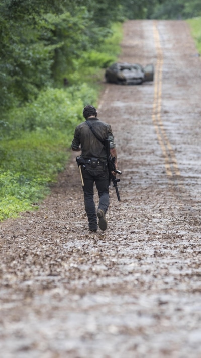 TV Show The Walking Dead, Rick Grimes, Road, 750x1334