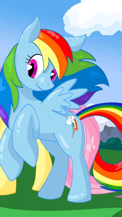 TV Show My Little Pony: Friendship is Magic, Rainbow Dash, Fluttershy (My Little Pony), 750x1334