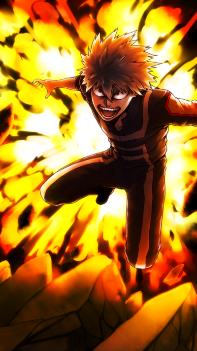 Anime My Hero Academia, Katsuki Bakugou, 750x1334