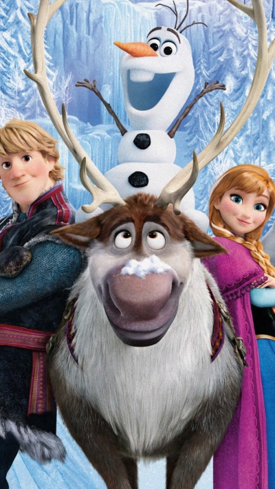 Movie Frozen, Kristoff (Frozen), Anna (Frozen), Sven (Frozen), Olaf (Frozen), Frozen (Movie), 750x1334