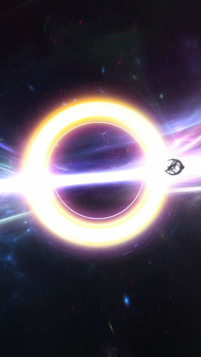 Sci Fi Black Hole, Space, Space Station, 750x1334
