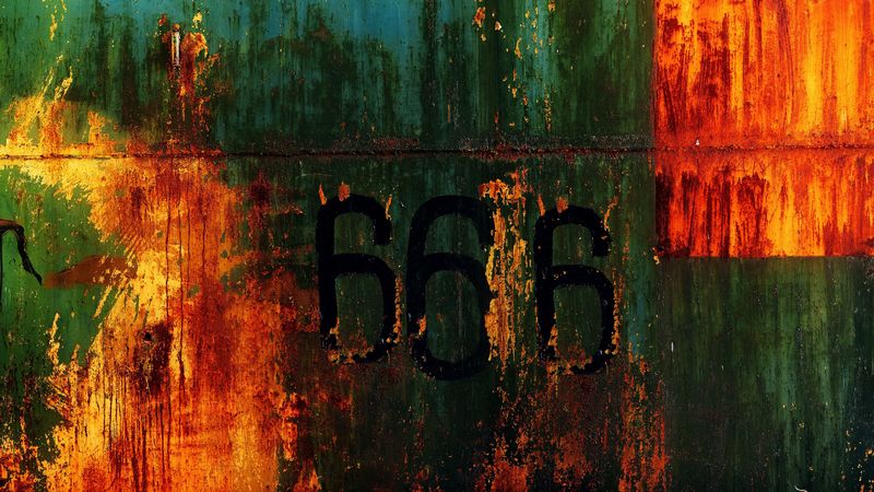 numbers, number, sign, wall, 4k