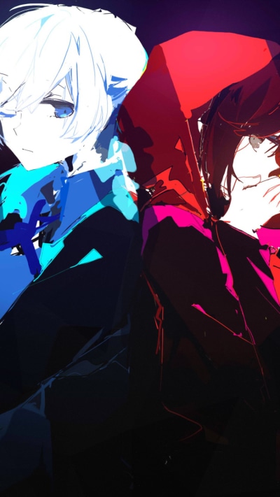 Anime RWBY, Weiss Schnee, Ruby Rose (RWBY), 750x1334