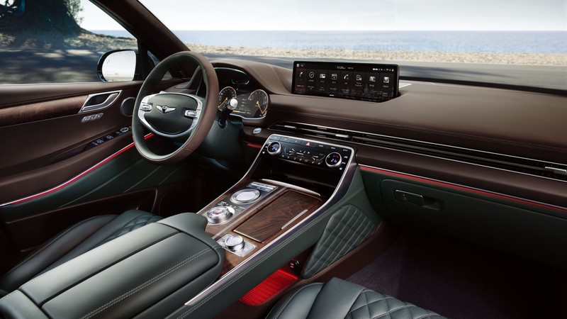Genesis GV80, 2021 cars, interior, SUV, luxury cars, 4K
