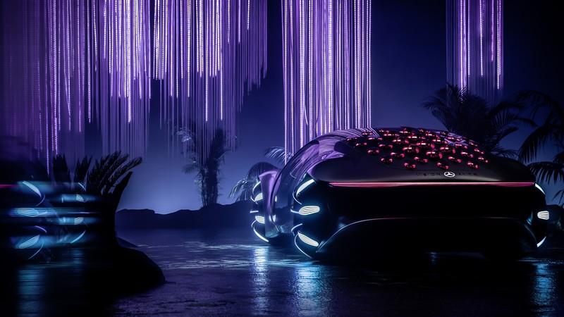 Mercedes-Benz VISION AVTR, CES 2020, electric cars, 4K