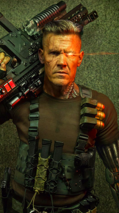 Movie Deadpool 2, Cable (Marvel Comics), Josh Brolin, 750x1334