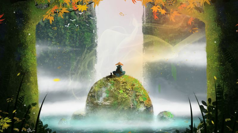 harmony, loneliness, lonely, art, 4k