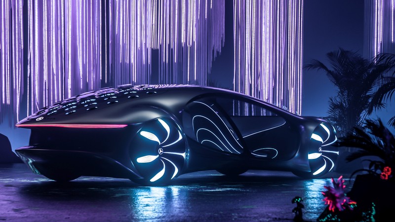 Mercedes-Benz VISION AVTR, CES 2020, electric cars, 4K