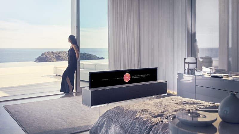 LG Signature OLED TV R, CES 2020, 4K