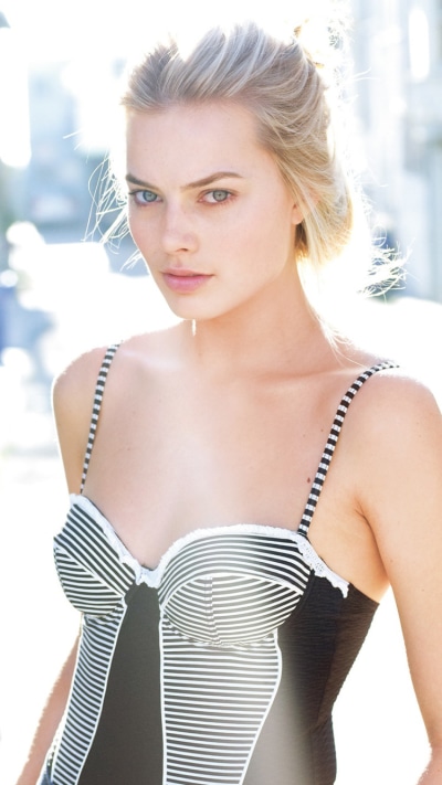 Celebrity Margot Robbie, Blonde, Actress, Blue Eyes, Depth Of Field, Australian, 750x1334