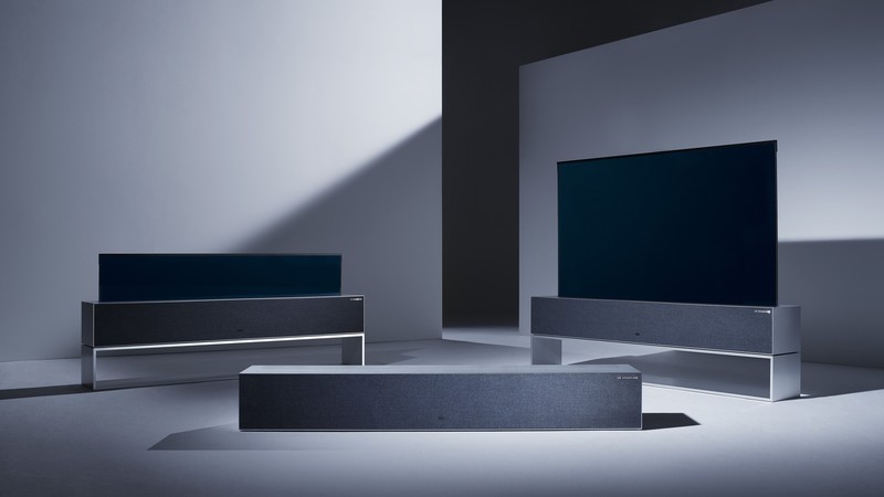 LG Signature OLED TV R, CES 2020, 4K