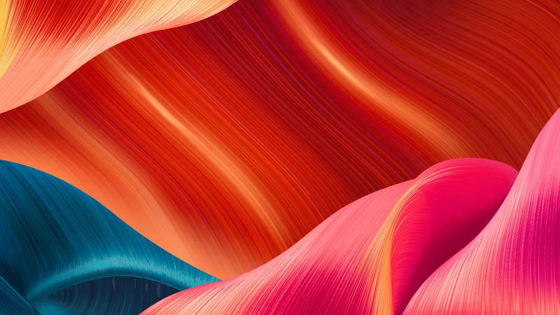 ColorOS 7, Android 10, abstract, 4K