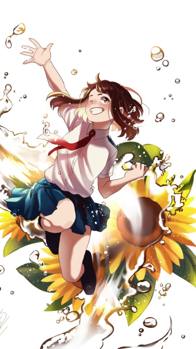 Anime My Hero Academia, Ochaco Uraraka, 750x1334