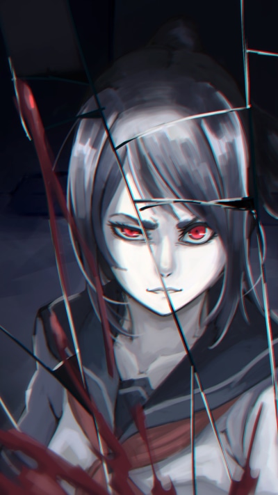 Video Game Yandere Simulator, Yandere-Chan, Yandere, 750x1334