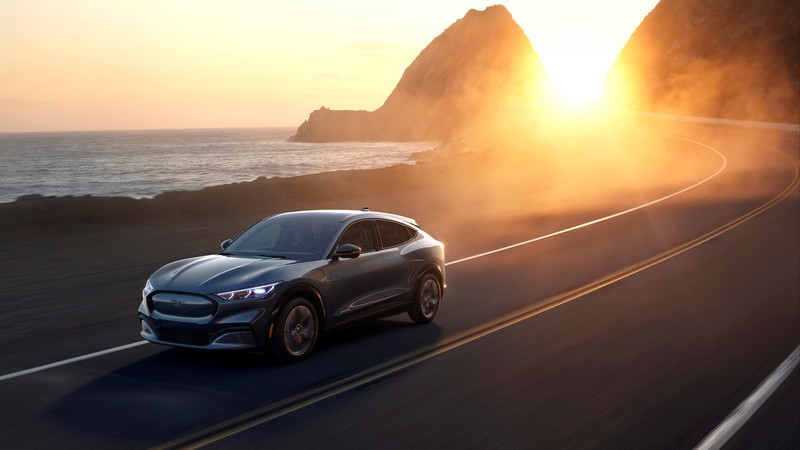 Ford Mustang Mach-E, SUV, 2021 cars, electric cars, crossover, 4K