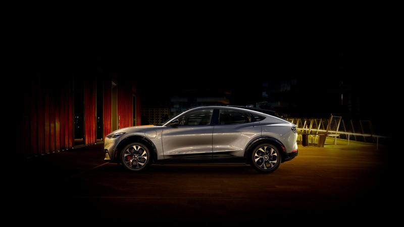 Ford Mustang Mach-E, SUV, 2021 cars, electric cars, crossover, 4K