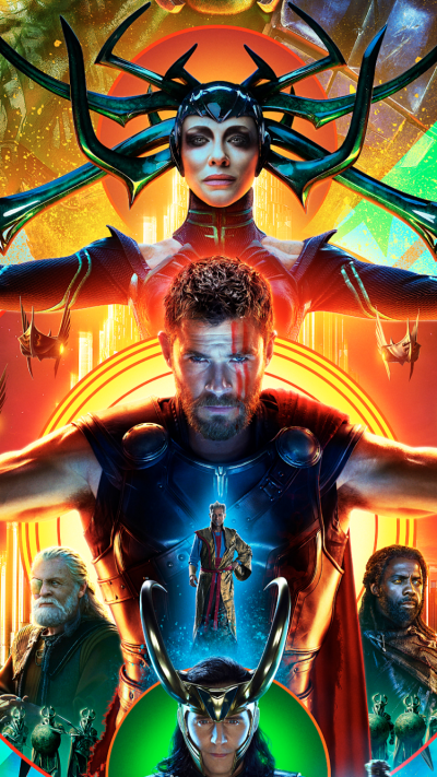 Movie Thor: Ragnarok, Thor, Cate Blanchett, Chris Hemsworth, Loki (Marvel Comics), 750x1334