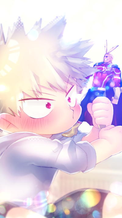 Anime My Hero Academia, Katsuki Bakugou, Shoto Todoroki, Izuku Midoriya, 750x1334
