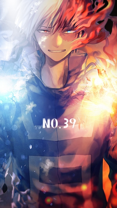 Anime My Hero Academia, Shoto Todoroki, 750x1334
