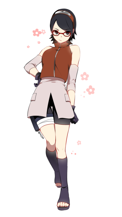 Anime Boruto, Sarada Uchiha, 750x1334