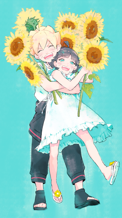 Anime Boruto, Himawari Uzumaki, Boruto Uzumaki, 750x1334