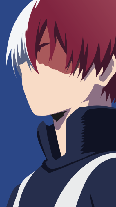 Anime My Hero Academia, Shoto Todoroki, 750x1334