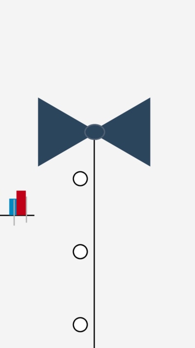 Artistic Minimalist, White, Bow Tie, Pen, 750x1334