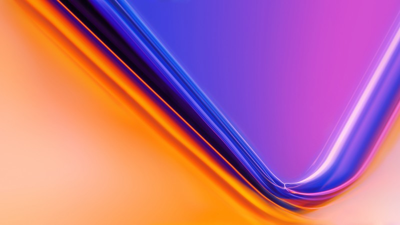 OnePlus 7, abstract, colorful, 4K