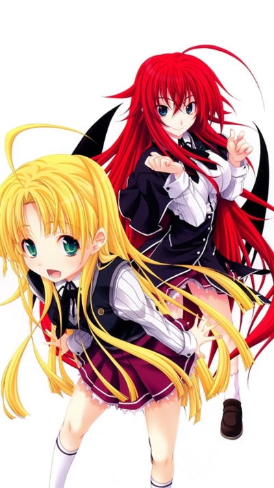 Anime High School DxD, Rias Gremory, Asia Argento (High School DxD), 750x1334