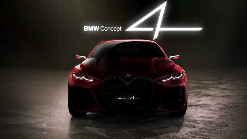 BMW Concept 4, electric cars, Frankfurt Motor Show 2019, 4K
