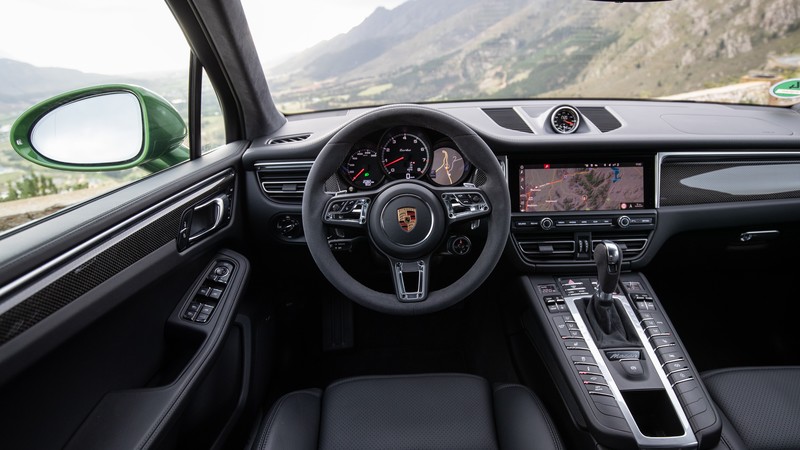 Porsche Macan Turbo, interior, 2020 cars, SUV, crossover, 4K