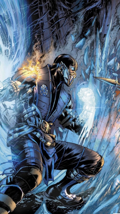 Video Game Mortal Kombat, Sub-Zero (Mortal Kombat), Scorpion (Mortal Kombat), Warrior, 750x1334