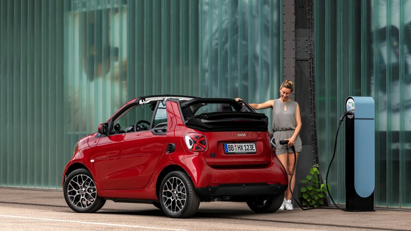 Smart EQ fortwo, 2020 cars, electric cars, 4K