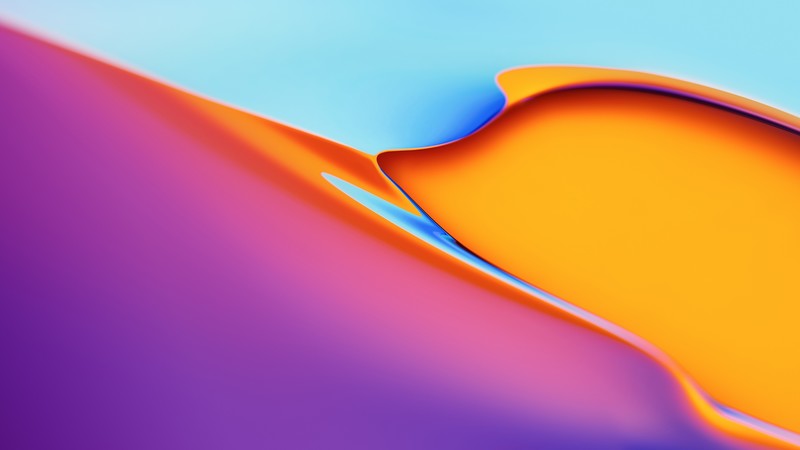 OnePlus TV, abstract, colorful, 4K