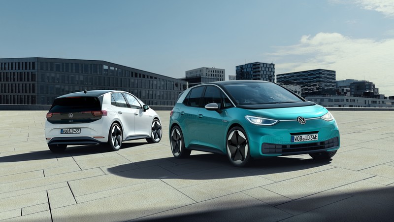 Volkswagen ID.3 1st, electric cars, 2020 cars, 4K