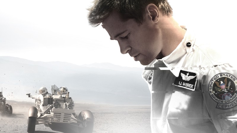 Ad Astra, Brad Pitt, poster, 4K