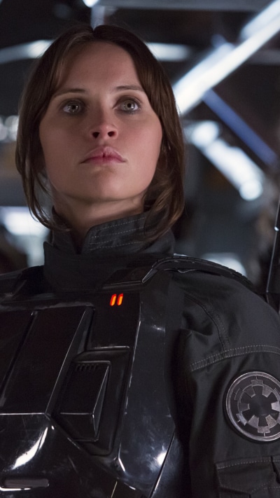Movie Rogue One: A Star Wars Story, Jyn Erso, Felicity Jones, 750x1334