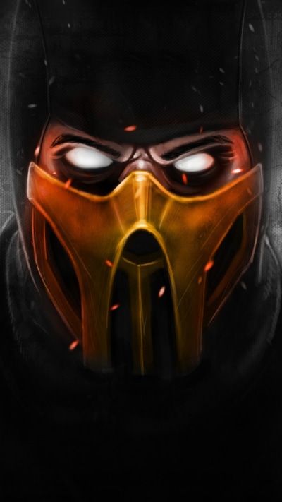Video Game Mortal Kombat, Scorpion (Mortal Kombat), 750x1334